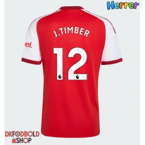 Arsenal Jurrien Timber #12 Hjemmebanetrøje 2026-27 Kort ærmer Arsenal Jurrien Timber #12 Hjemmebanetrøje 2026-27 Kort ærmer